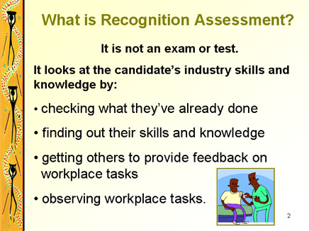 What is Recognition Assessment?